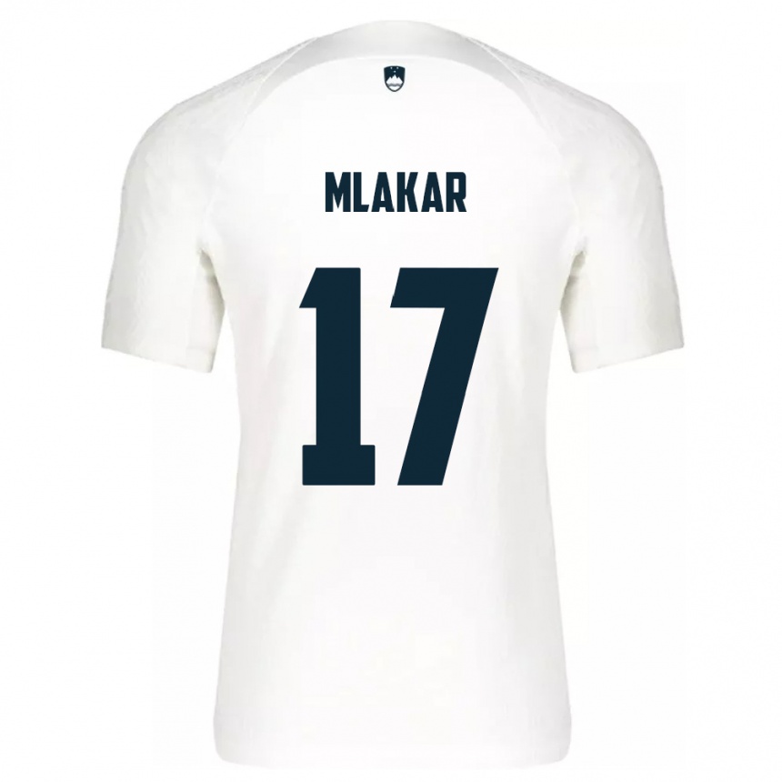 Kids Football Slovenia Jan Mlakar #17 White Home Jersey 24-26 T-Shirt Canada