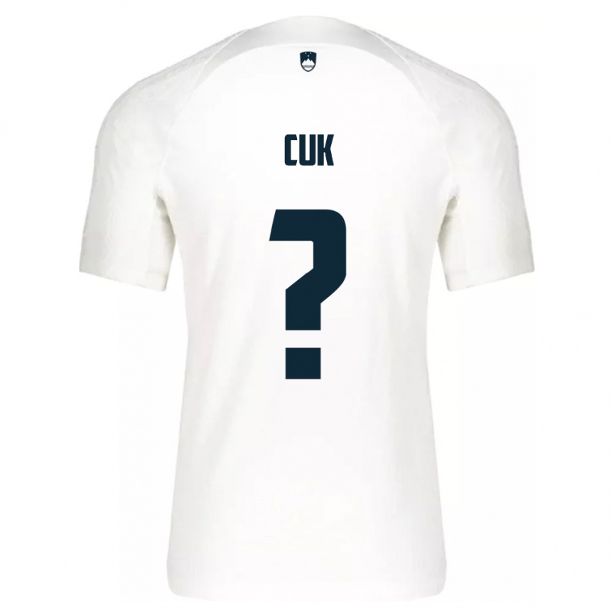 Kids Football Slovenia Tine Cuk #0 White Home Jersey 24-26 T-Shirt Canada