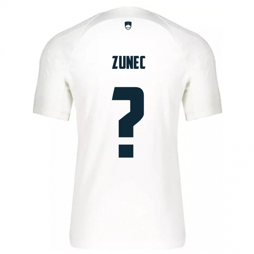 Kids Football Slovenia Bor Zunec #0 White Home Jersey 24-26 T-Shirt Canada