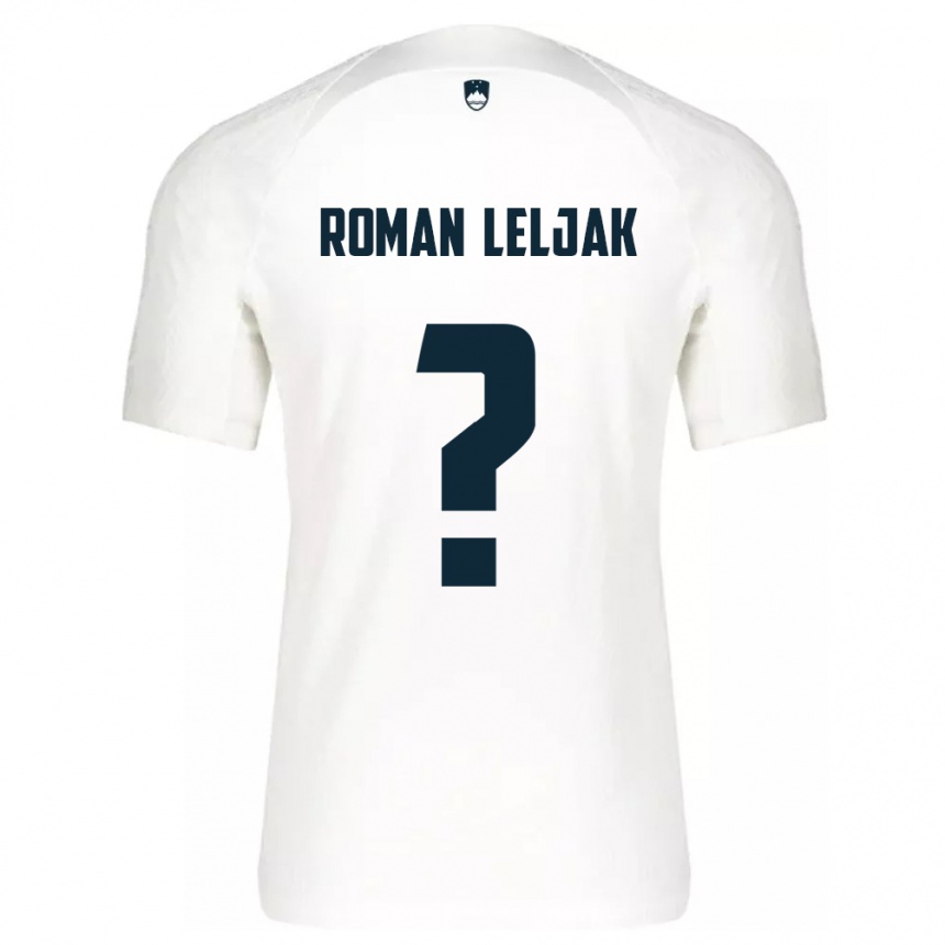 Kids Football Slovenia Nejc Roman Leljak #0 White Home Jersey 24-26 T-Shirt Canada