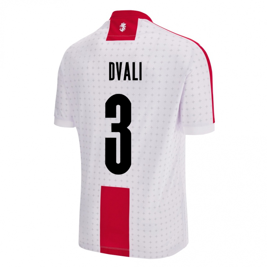 Kids Football Georgia Lasha Dvali #3 White Home Jersey 24-26 T-Shirt Canada