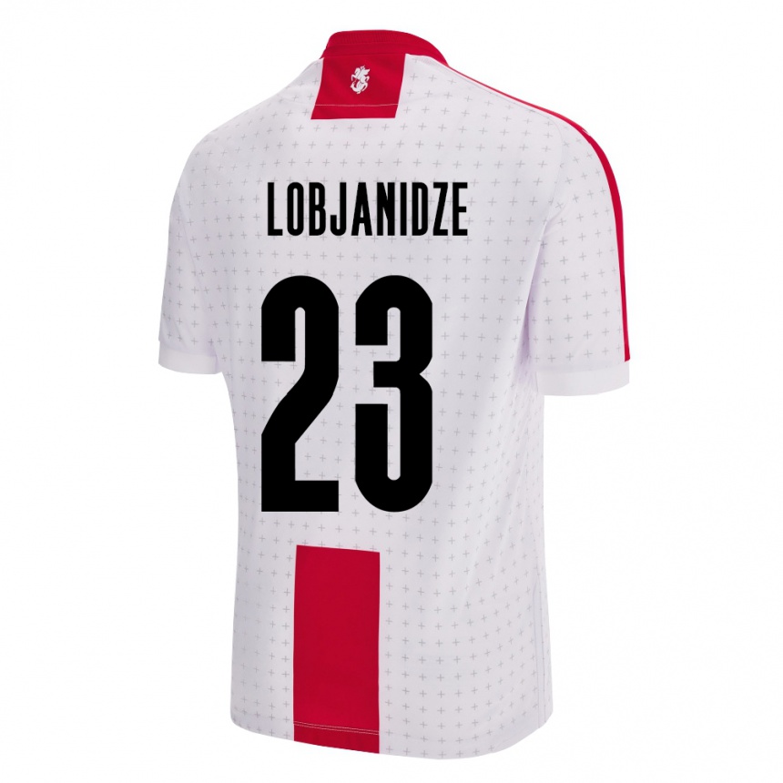 Kids Football Georgia Saba Lobjanidze #23 White Home Jersey 24-26 T-Shirt Canada