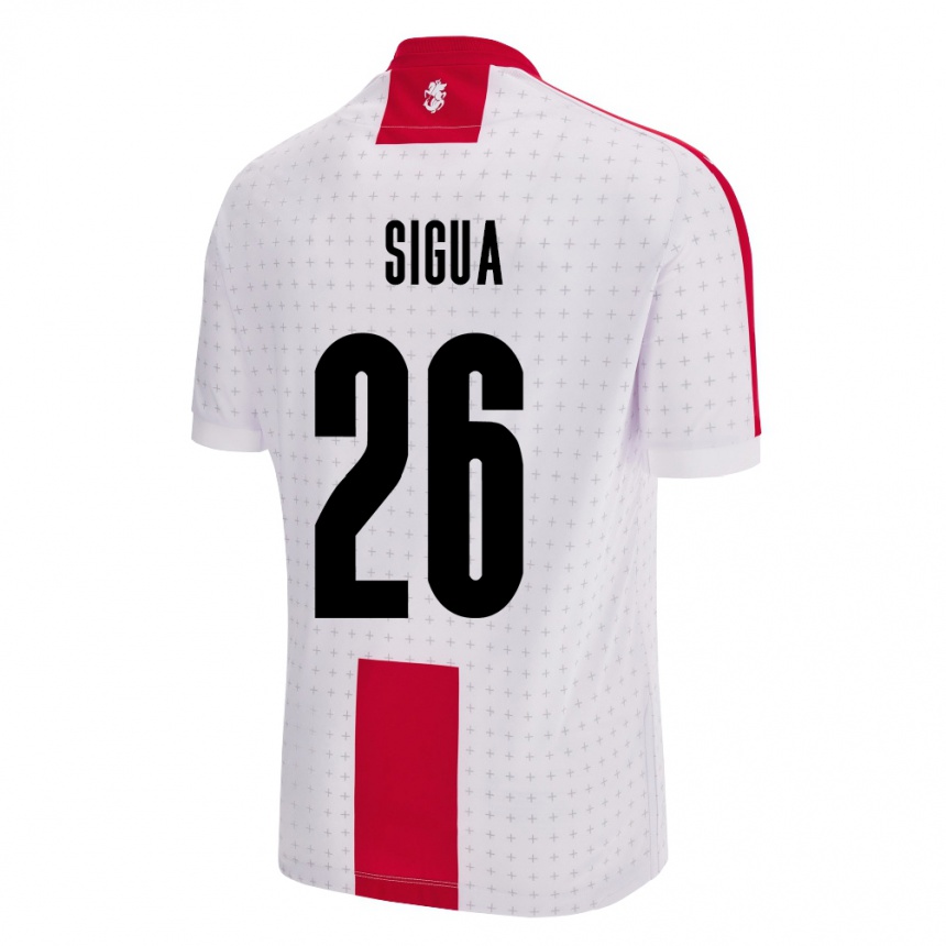 Kids Football Georgia Gabriel Sigua #26 White Home Jersey 24-26 T-Shirt Canada