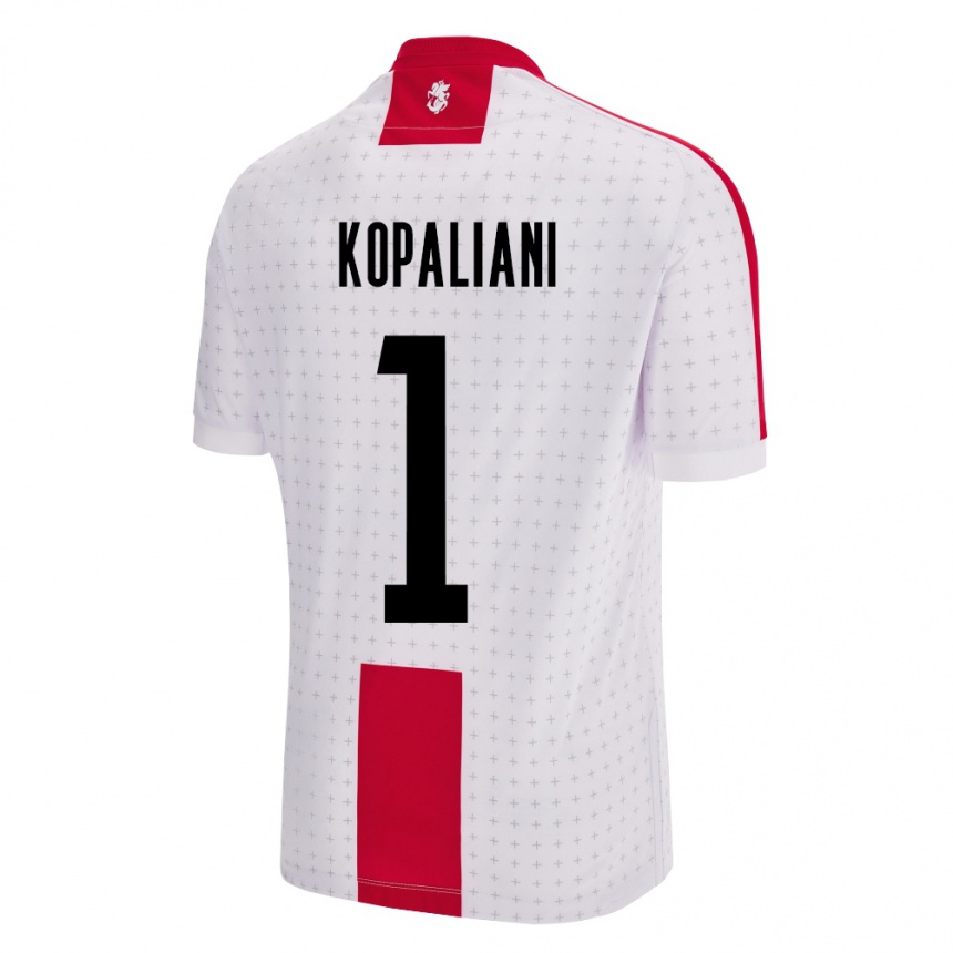 Kids Football Georgia Soso Kopaliani #1 White Home Jersey 24-26 T-Shirt Canada