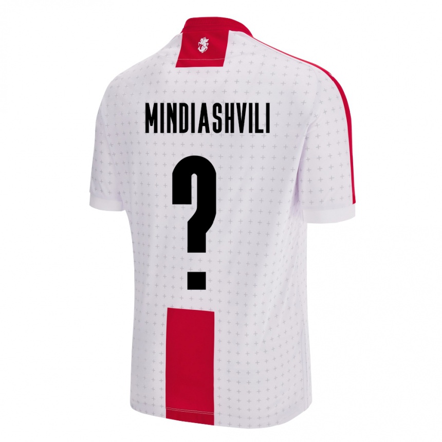 Kids Football Georgia Tornike Mindiashvili #0 White Home Jersey 24-26 T-Shirt Canada