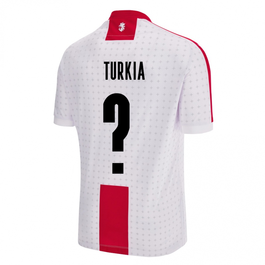 Kids Football Georgia Aleksandre Turkia #0 White Home Jersey 24-26 T-Shirt Canada