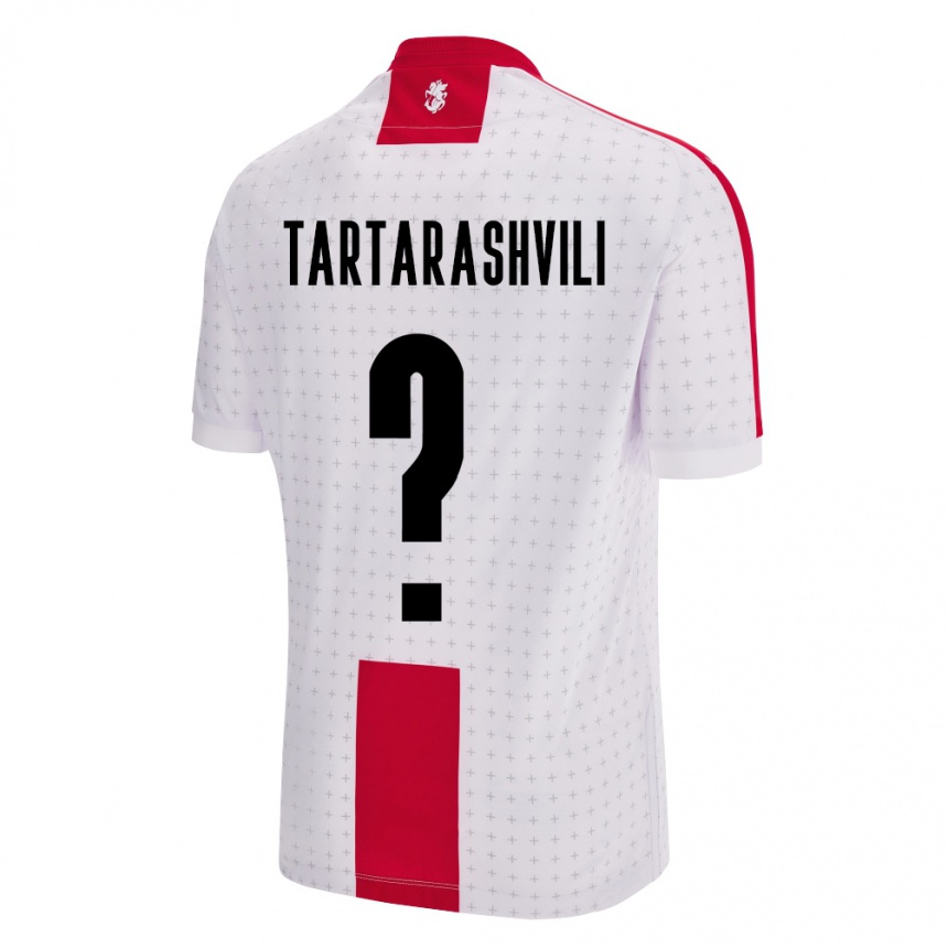 Kids Football Georgia Saba Tartarashvili #0 White Home Jersey 24-26 T-Shirt Canada