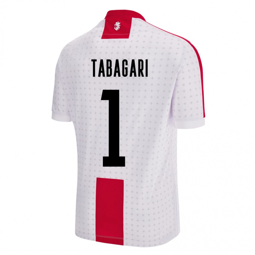 Kids Football Georgia Eka Tabagari #1 White Home Jersey 24-26 T-Shirt Canada