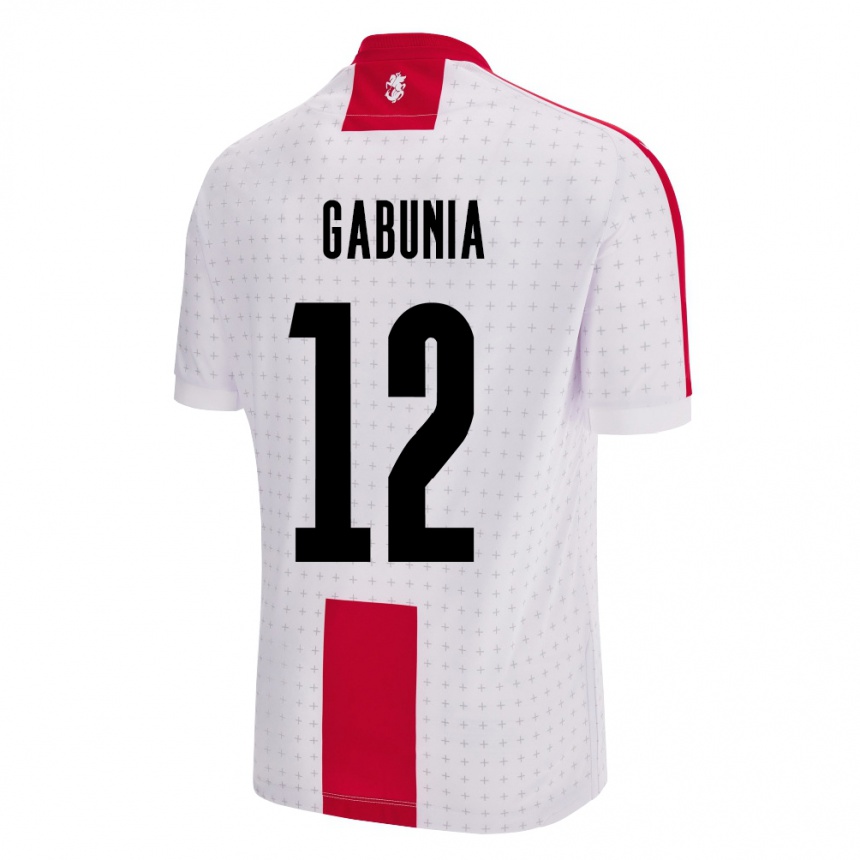 Kids Football Georgia Tatia Gabunia #12 White Home Jersey 24-26 T-Shirt Canada