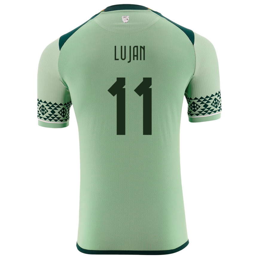 Kids Football Bolivia Pablo Luján #11 Light Green Home Jersey 24-26 T-Shirt Canada