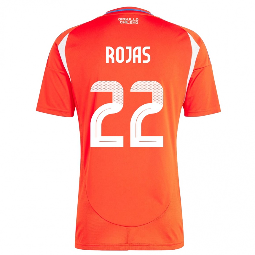 Kids Football Chile Jeyson Rojas #22 Red Home Jersey 24-26 T-Shirt Canada