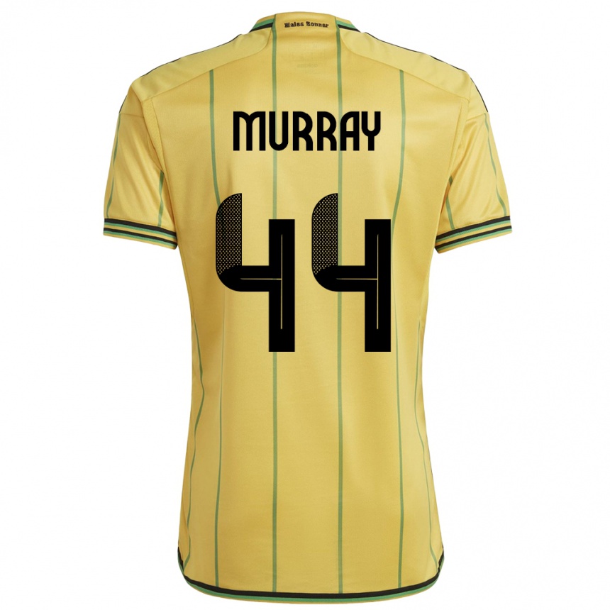 Kids Football Jamaica Satara Murray #44 Yellow Home Jersey 24-26 T-Shirt Canada