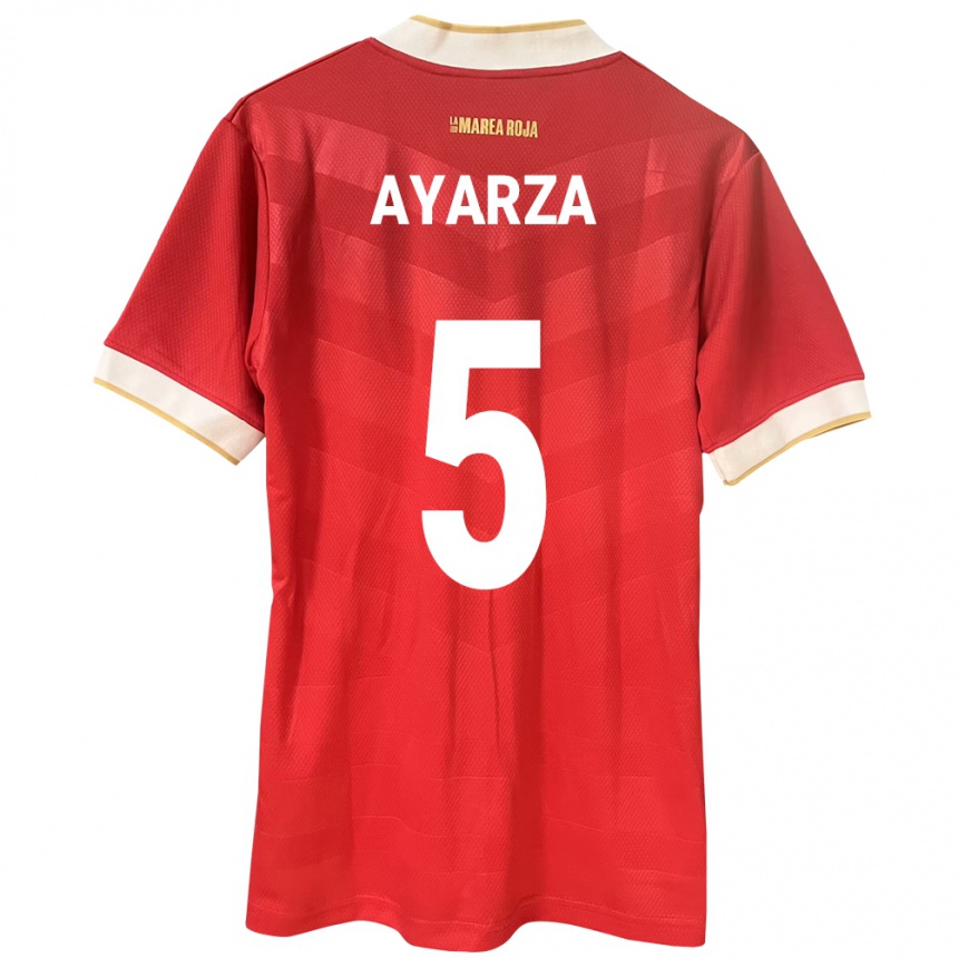 Kids Football Panama Abdiel Ayarza #5 Red Home Jersey 24-26 T-Shirt Canada