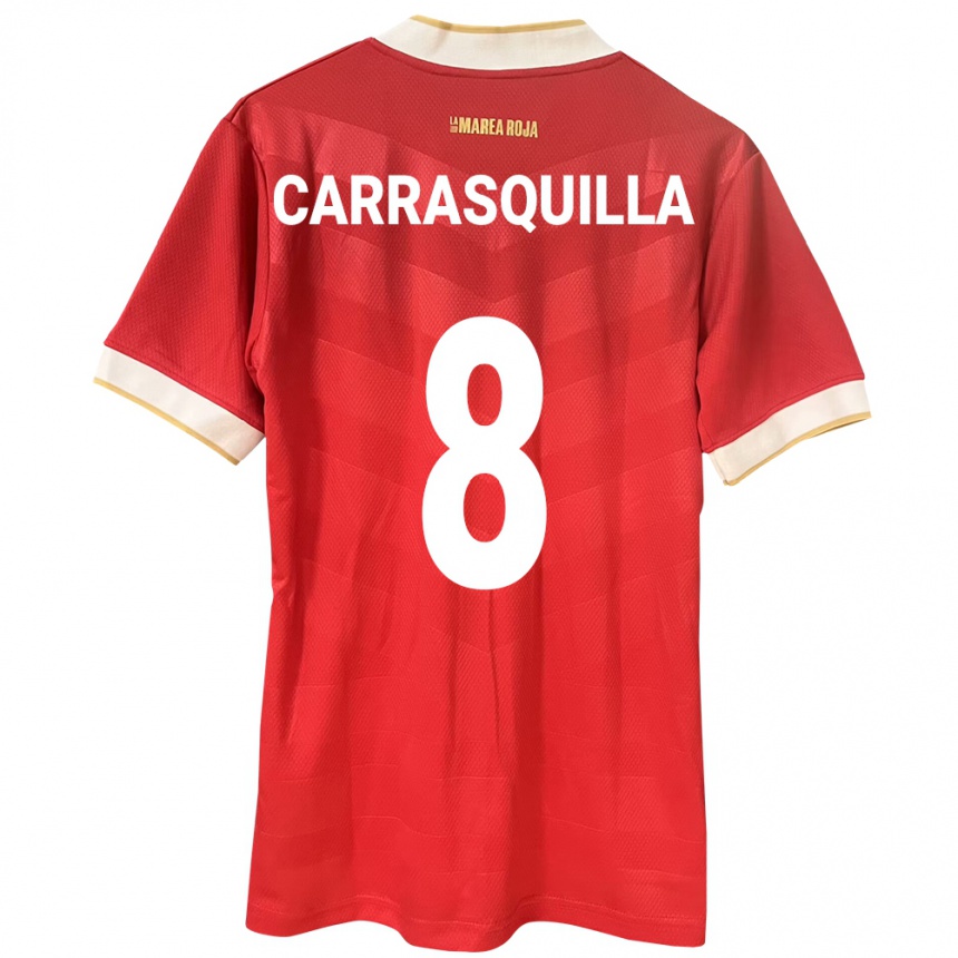 Kids Football Panama Adalberto Carrasquilla #8 Red Home Jersey 24-26 T-Shirt Canada