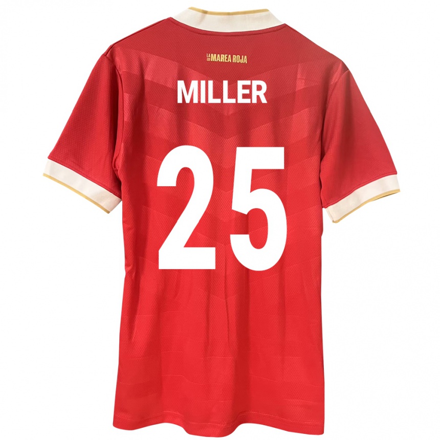 Kids Football Panama Roderick Miller #25 Red Home Jersey 24-26 T-Shirt Canada