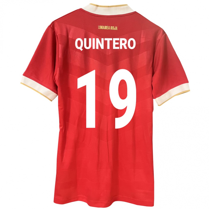 Kids Football Panama Alberto Quintero #19 Red Home Jersey 24-26 T-Shirt Canada