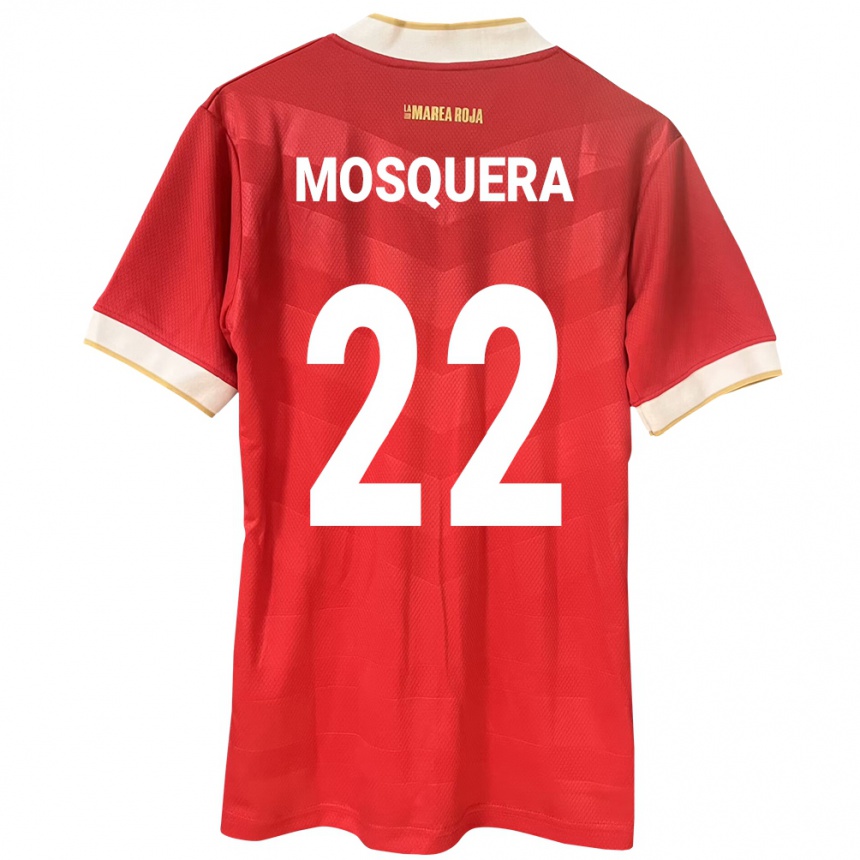 Kids Football Panama Orlando Mosquera #22 Red Home Jersey 24-26 T-Shirt Canada