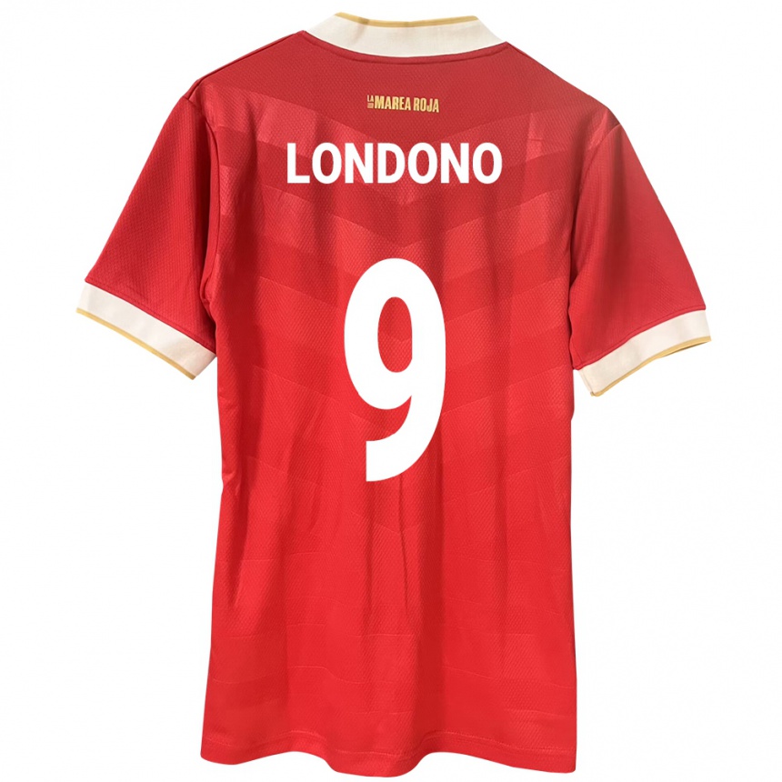 Kids Football Panama Azarias Londoño #9 Red Home Jersey 24-26 T-Shirt Canada