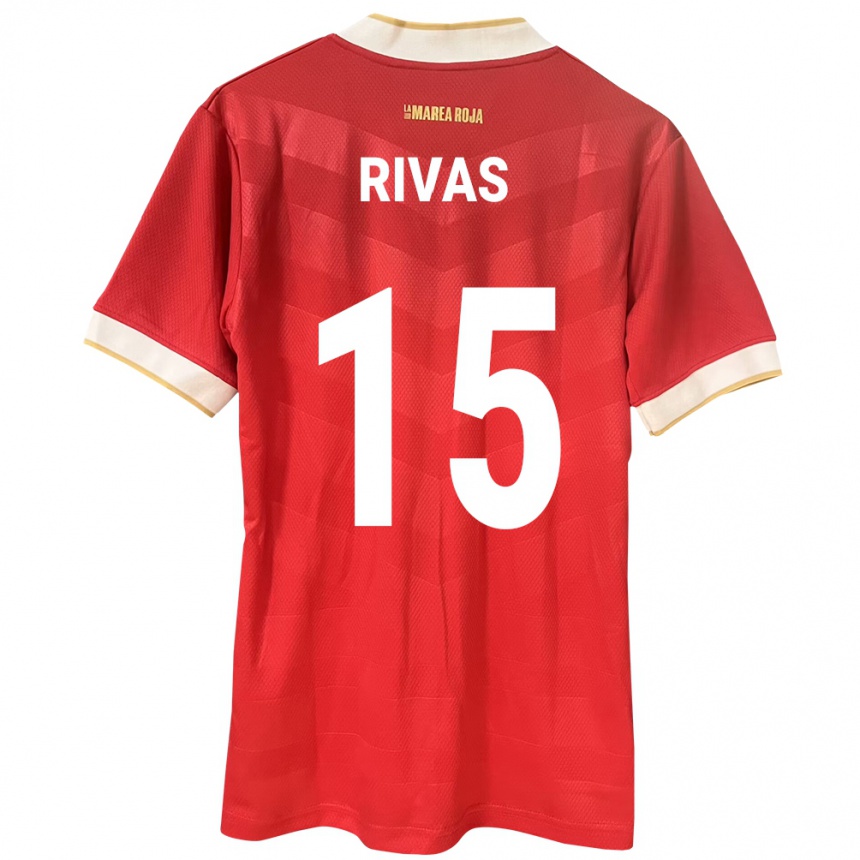 Kids Football Panama Karla Rivas #15 Red Home Jersey 24-26 T-Shirt Canada