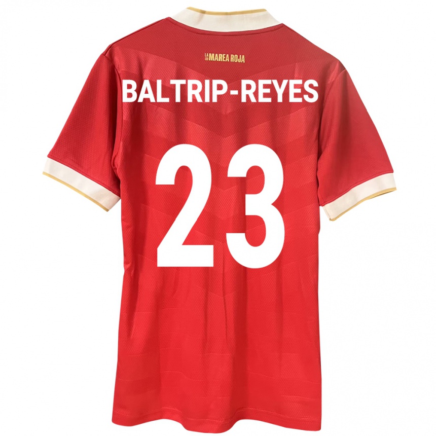 Kids Football Panama Carina Baltrip-Reyes #23 Red Home Jersey 24-26 T-Shirt Canada