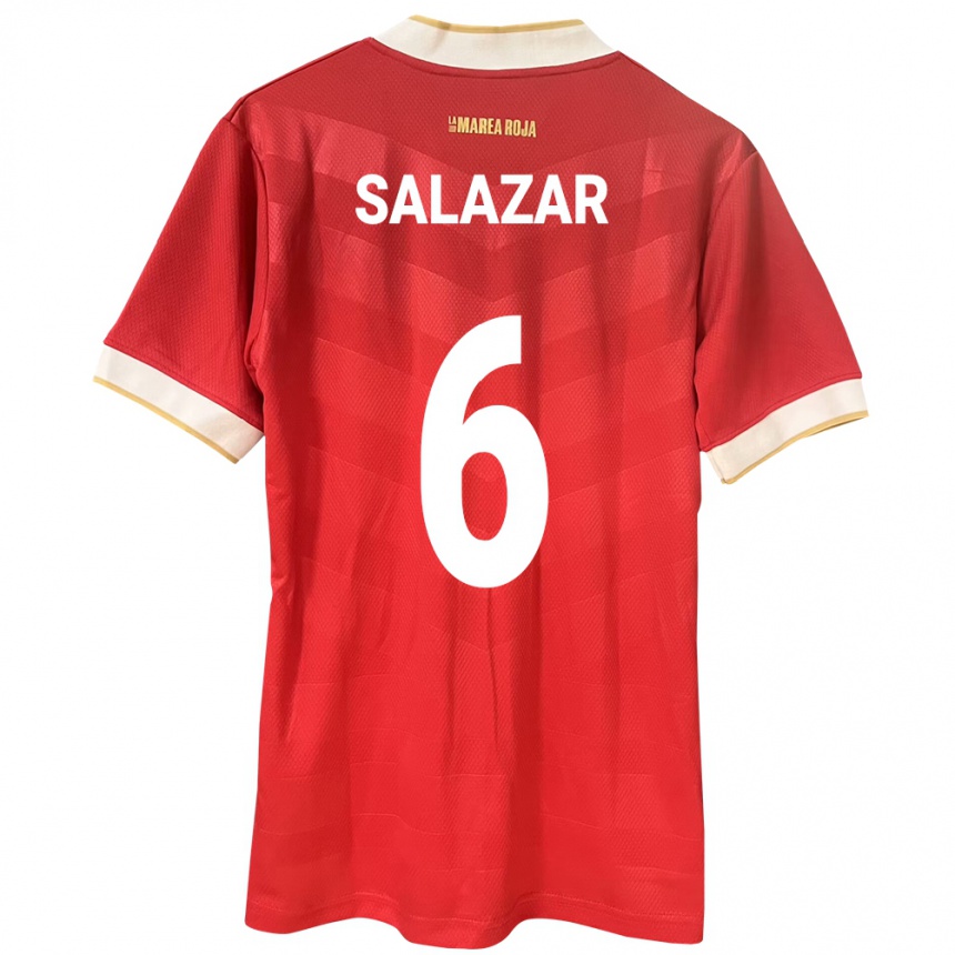 Kids Football Panama Deysiré Salazar #6 Red Home Jersey 24-26 T-Shirt Canada