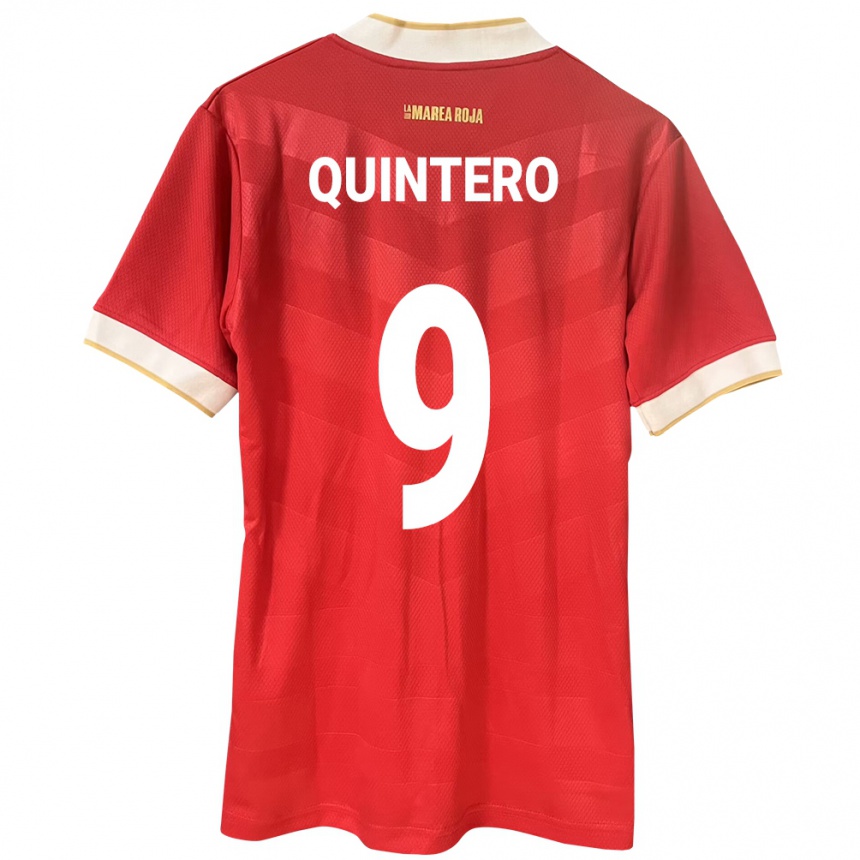 Kids Football Panama Ana Quintero #9 Red Home Jersey 24-26 T-Shirt Canada