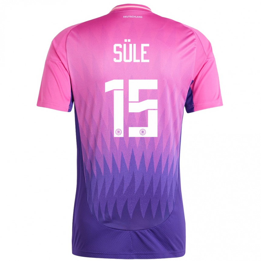 Kids Football Germany Niklas Sule #15 Pink Purple Away Jersey 24-26 T-Shirt Canada