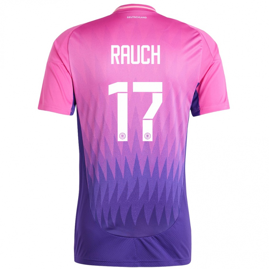 Kids Football Germany Felicitas Rauch #17 Pink Purple Away Jersey 24-26 T-Shirt Canada