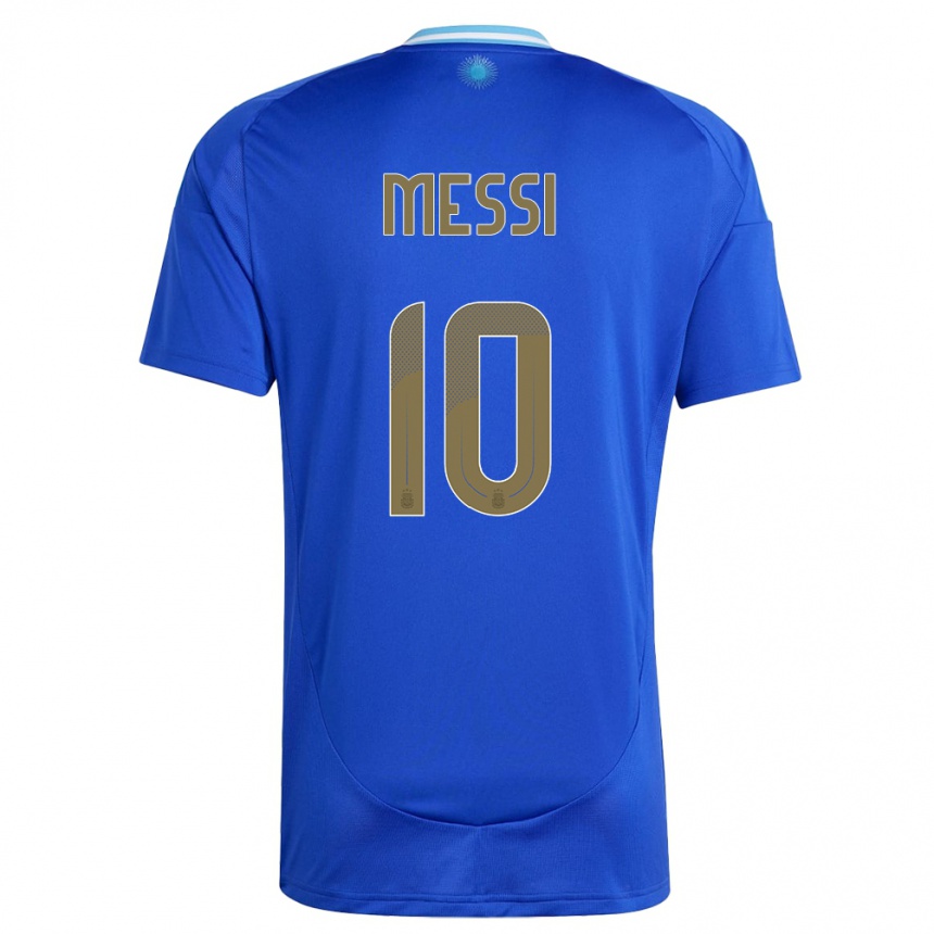 Kids Football Argentina Lionel Messi #10 Blue Away Jersey 24-26 T-Shirt Canada