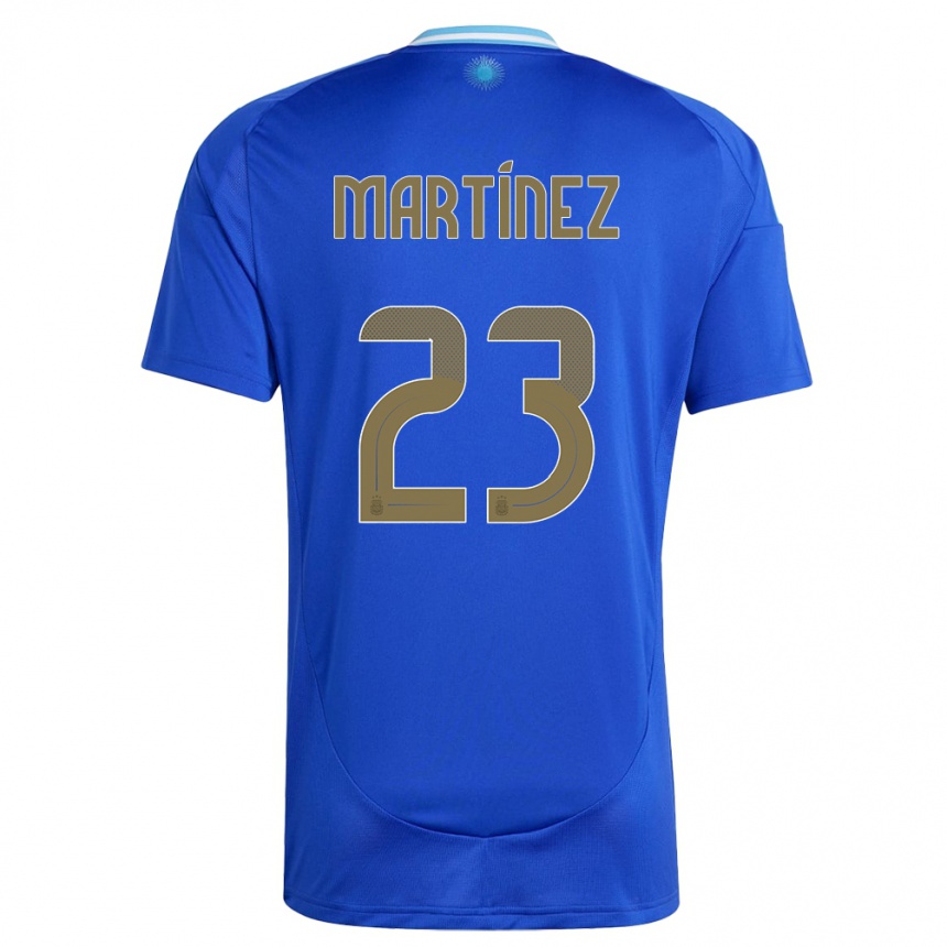 Kids Football Argentina Emiliano Martinez #23 Blue Away Jersey 24-26 T-Shirt Canada