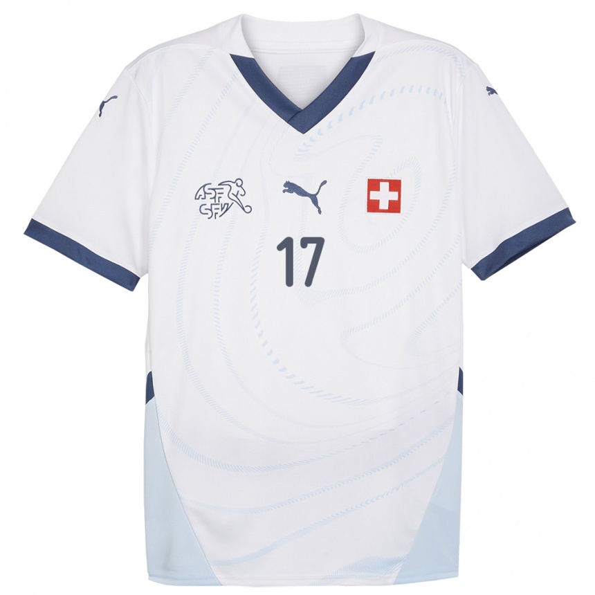 Kids Football Switzerland Joel Ribeiro #17 White Away Jersey 24-26 T-Shirt Canada