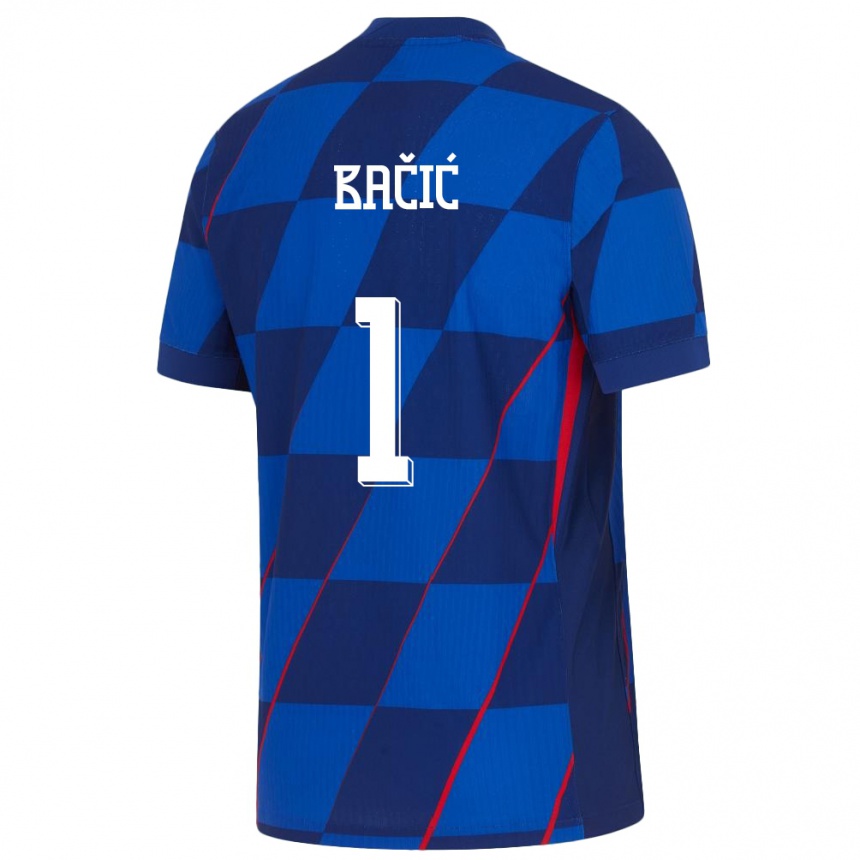 Kids Football Croatia Doris Bacic #1 Blue Away Jersey 24-26 T-Shirt Canada