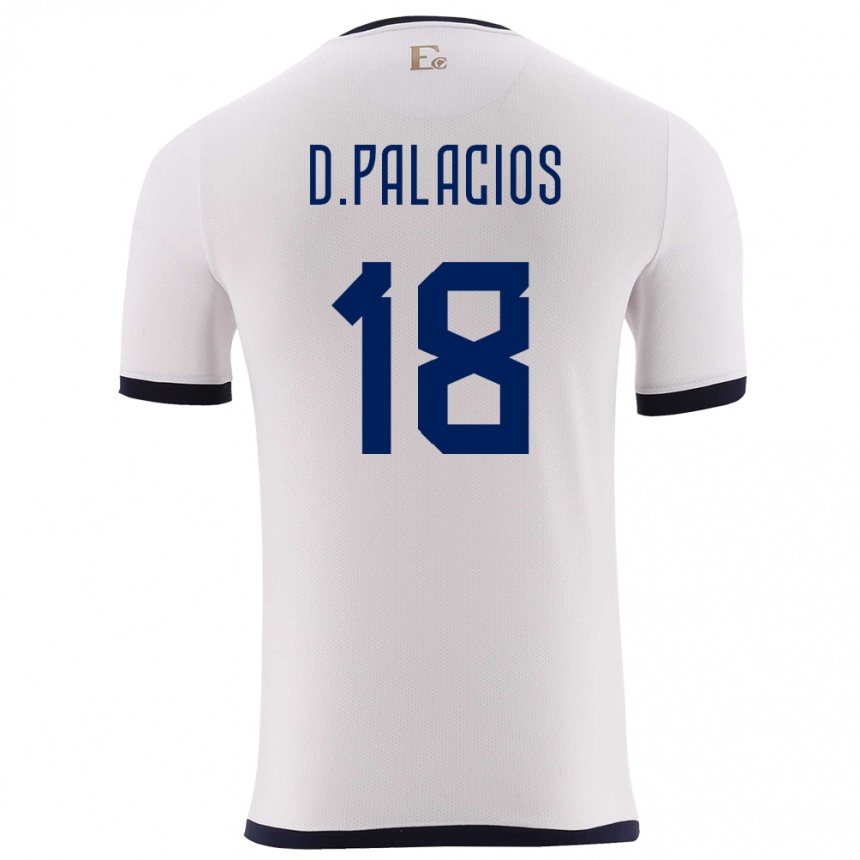 Kids Football Ecuador Diego Palacios #18 White Away Jersey 24-26 T-Shirt Canada