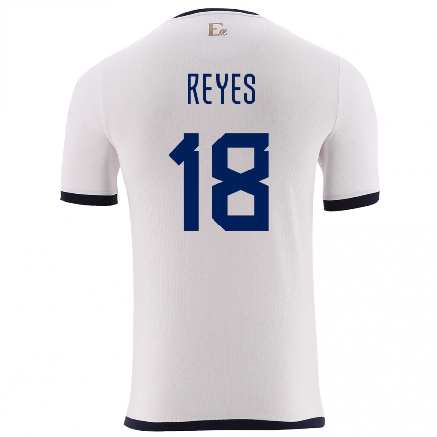 Kids Football Ecuador Ashley Reyes #18 White Away Jersey 24-26 T-Shirt Canada