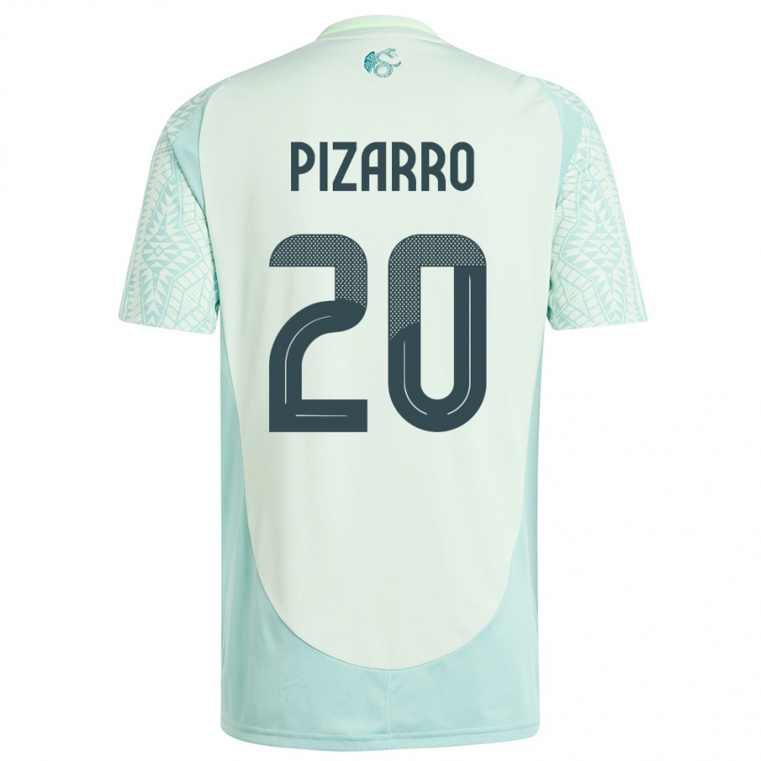 Kids Football Mexico Rodolfo Pizarro #20 Linen Green Away Jersey 24-26 T-Shirt Canada