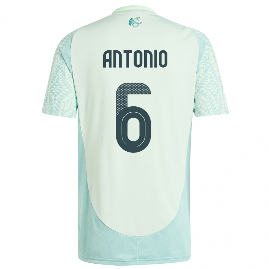 Kids Football Mexico Nancy Antonio #6 Linen Green Away Jersey 24-26 T-Shirt Canada