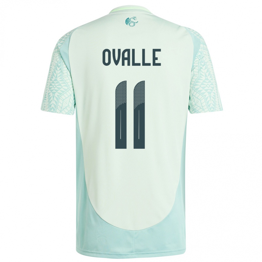 Kids Football Mexico Lizbeth Ovalle #11 Linen Green Away Jersey 24-26 T-Shirt Canada