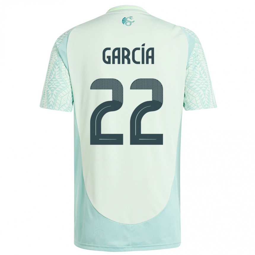 Kids Football Mexico Diana Garcia #22 Linen Green Away Jersey 24-26 T-Shirt Canada