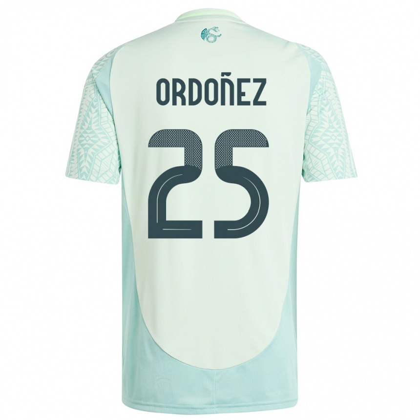 Kids Football Mexico Diana Ordonez #25 Linen Green Away Jersey 24-26 T-Shirt Canada