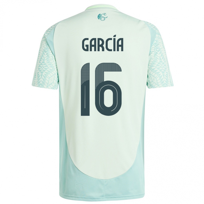 Kids Football Mexico Uziel Garcia #16 Linen Green Away Jersey 24-26 T-Shirt Canada