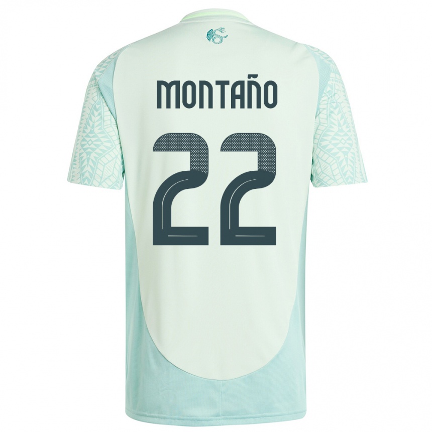 Kids Football Mexico Andres Montano #22 Linen Green Away Jersey 24-26 T-Shirt Canada