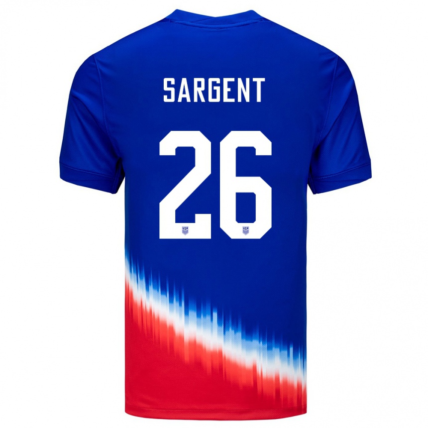 Kids Football United States Josh Sargent #26 Blue Away Jersey 24-26 T-Shirt Canada