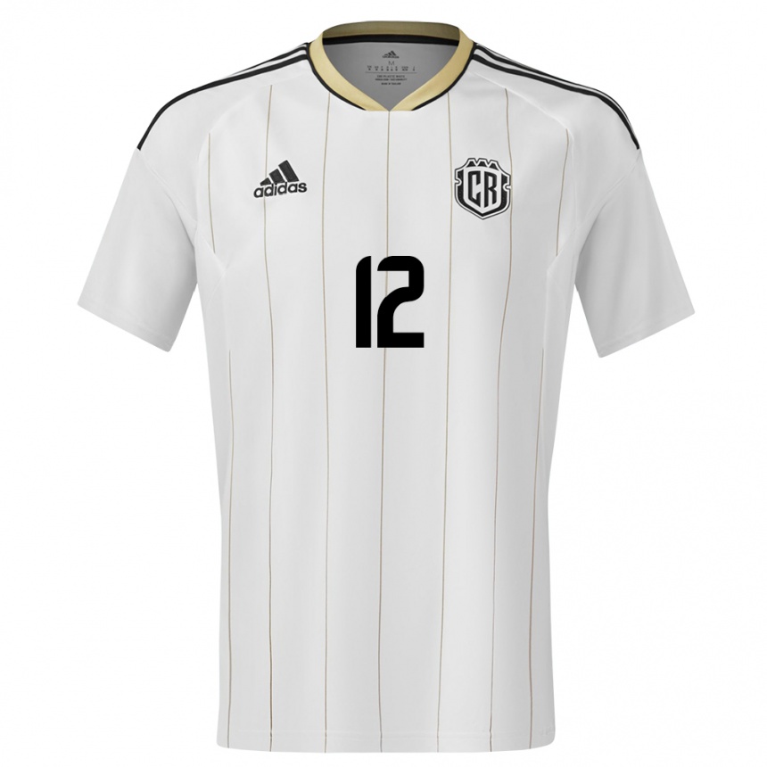 Kids Football Costa Rica Joel Campbell #12 White Away Jersey 24-26 T-Shirt Canada