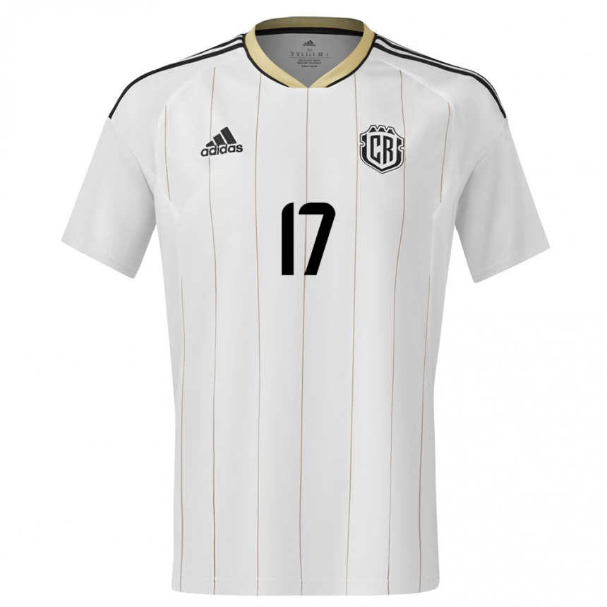 Kids Football Costa Rica Michelle Montero #17 White Away Jersey 24-26 T-Shirt Canada