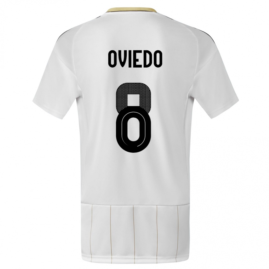 Kids Football Costa Rica Bryan Oviedo #8 White Away Jersey 24-26 T-Shirt Canada