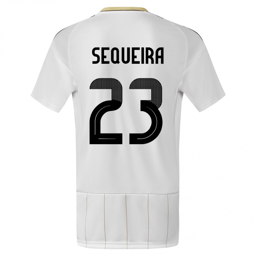 Kids Football Costa Rica Patrick Sequeira #23 White Away Jersey 24-26 T-Shirt Canada