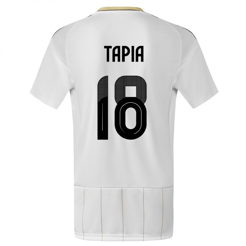 Kids Football Costa Rica Priscilla Tapia #18 White Away Jersey 24-26 T-Shirt Canada