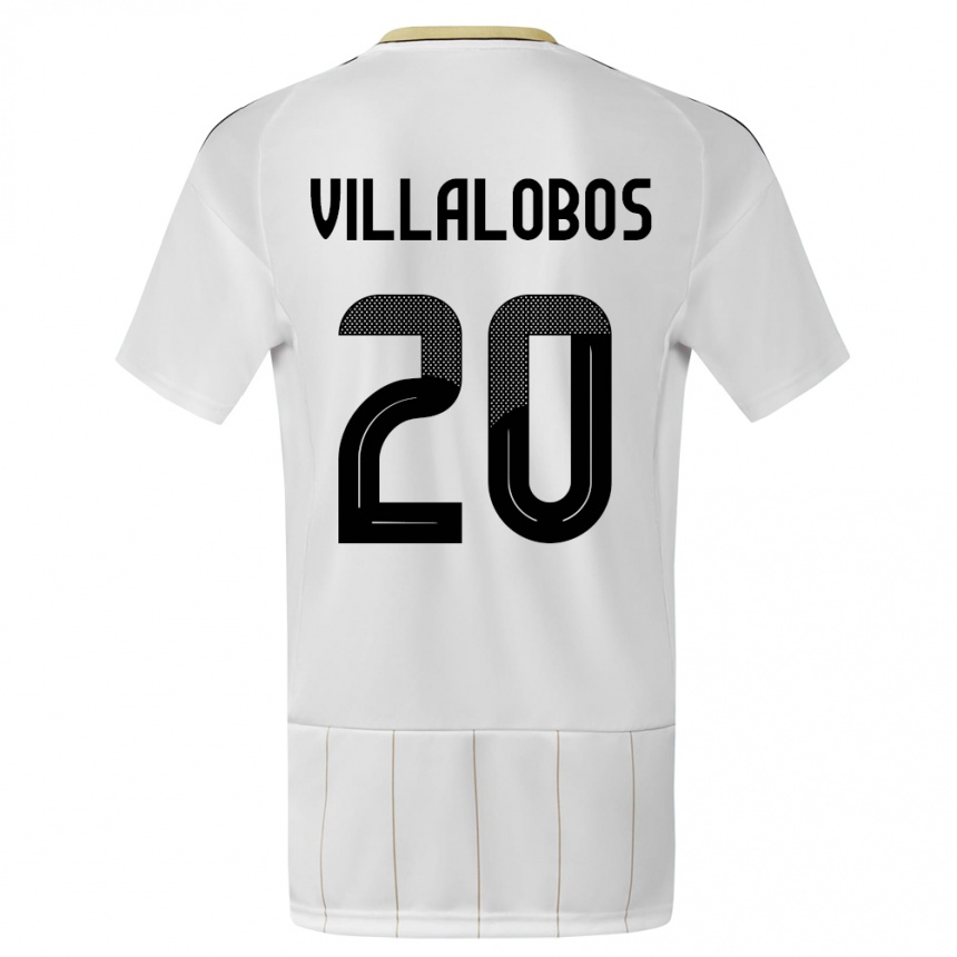 Kids Football Costa Rica Fabiola Villalobos #20 White Away Jersey 24-26 T-Shirt Canada