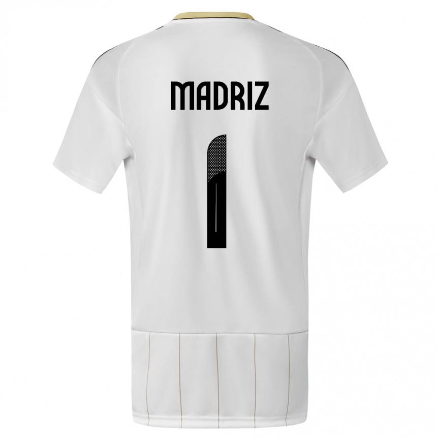 Kids Football Costa Rica Abraham Madriz #1 White Away Jersey 24-26 T-Shirt Canada