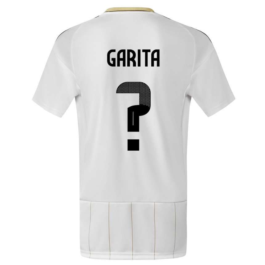 Kids Football Costa Rica Emmanuel Garita #0 White Away Jersey 24-26 T-Shirt Canada